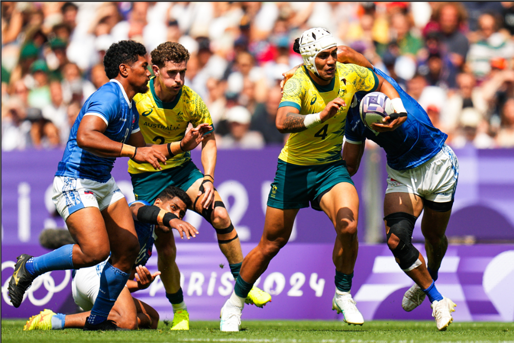 七人制橄榄球男子赛：南非队夺冠